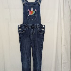 Cat & Jack Light Blue Girls Denim Overalls